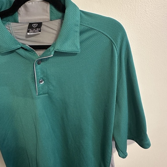 Nike Other - Men's Nike‎ Sphere React Green and Gray Collared Golf Shirt Size Extra Large